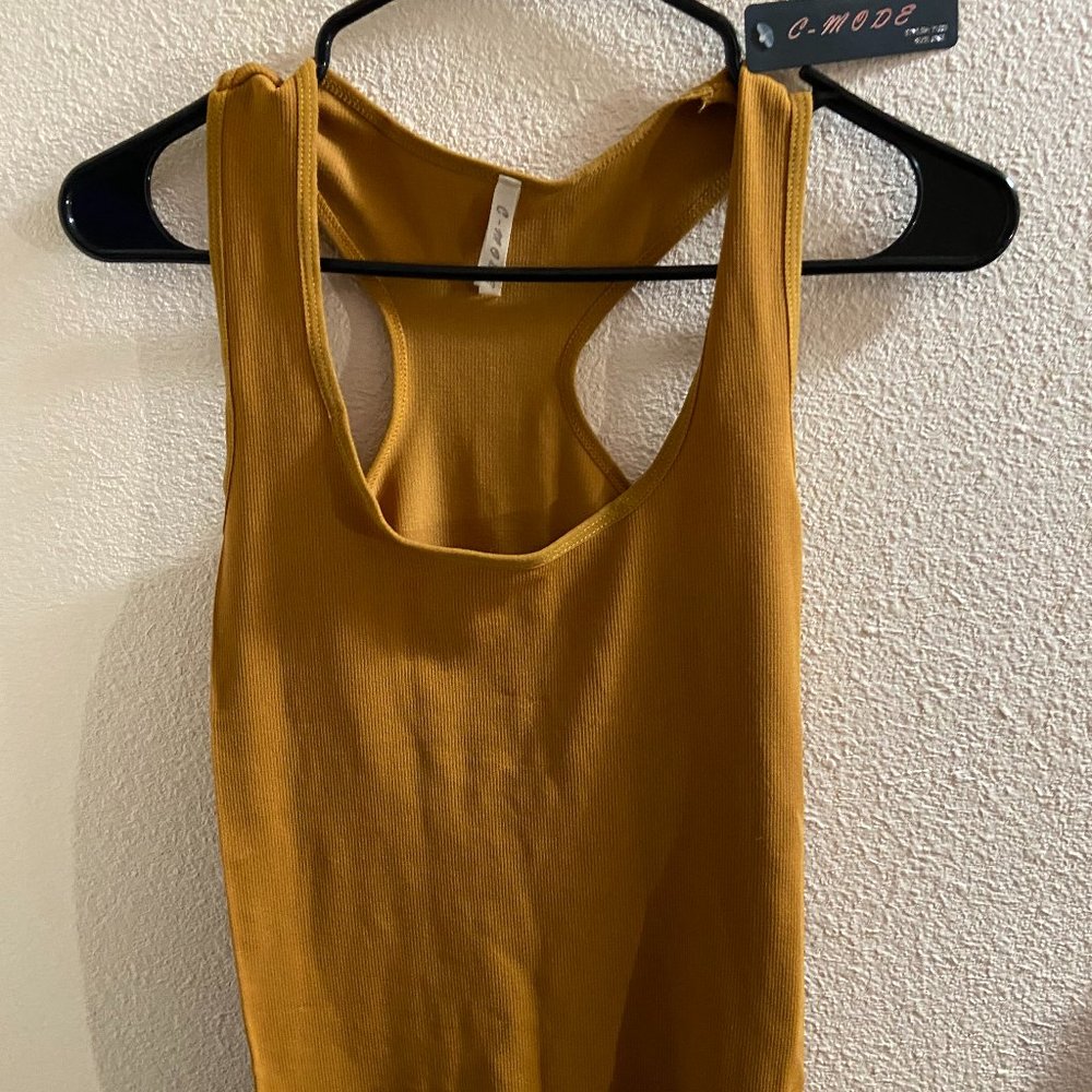 Mustard Tank Top